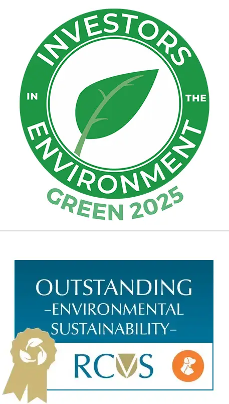 iie green logo and rcvs logo